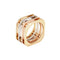 Bague 52 Bague trois ors Square Gate 58 Facettes G13697