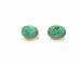 Boucles d'oreilles Boucles d'oreilles en or jaune avec turquoise 58 Facettes 6602