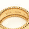 Bague 52 Van Cleef & Arpels  - Bague Perlée Signature en or jaune 58 Facettes