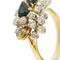Bague Bague deux ors avec saphirs et diamants 58 Facettes 37834