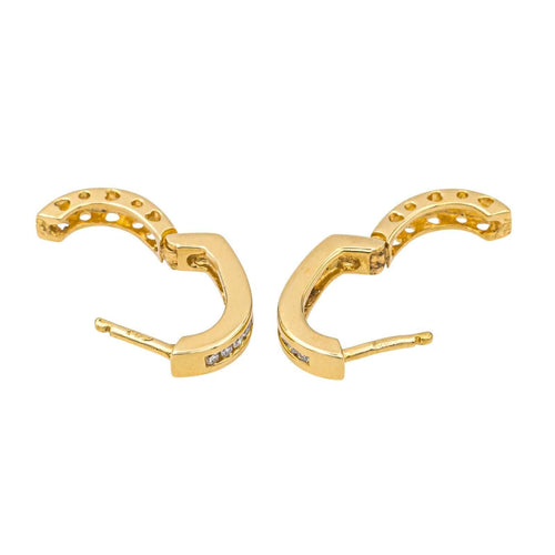 Boucles d'oreilles Boucles d'oreilles Or jaune Diamant 58 Facettes 2564905CN