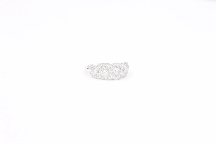 Bague 52 Bague bandeau Cinq Diamants 58 Facettes