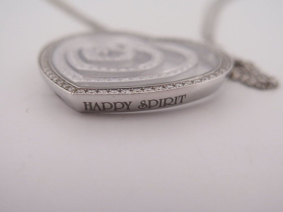 CHOPARD happy spirit ketting 4 harten 154 diamanten 2 witgoud