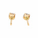 Boucles d'oreilles Boucles d'oreilles Puces Or jaune Diamant 58 Facettes 2700158CN