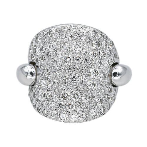 Bague 56 Pomellato  Bague Sabbia Or blanc Diamant 58 Facettes 4621184CN