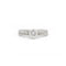 Bague 50 Solitaire or blanc diamant 58 Facettes 220463R