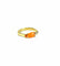 Bague 59.5 Bague Or Corail Et Diamants 58 Facettes