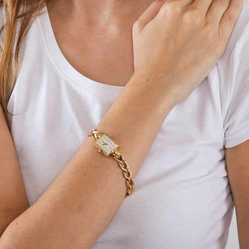 Montre Montre Or Rose 58 Facettes LP166