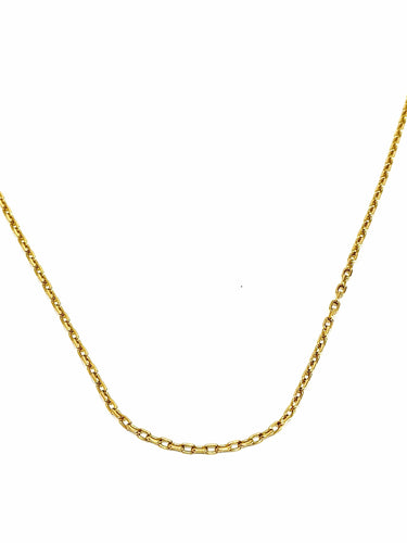 Collier Chaine Maille Forçat 50cm 58 Facettes