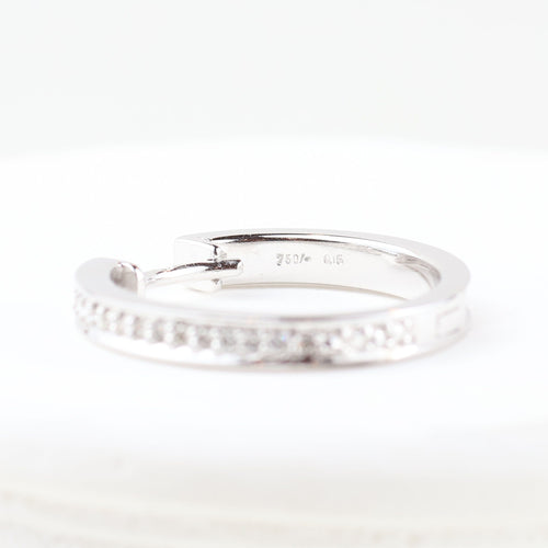 Minđuše Minđuše alke od belog zlata 18k i brilijantski dijamanti 58 Facettes 133710D