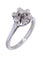 Bague 58 Bague fleur diamants années 50' 58 Facettes 091001
