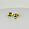 Boucles d'oreilles Boucles d'oreilles en or jaune, péridots ovales et diamants 58 Facettes 2511008