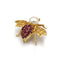 Broche Broche Abeille - Or, rubis & perle 58 Facettes 250044R