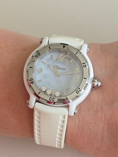 Montre CHOPARD - Montre Happy Sport édition limitée 58 Facettes