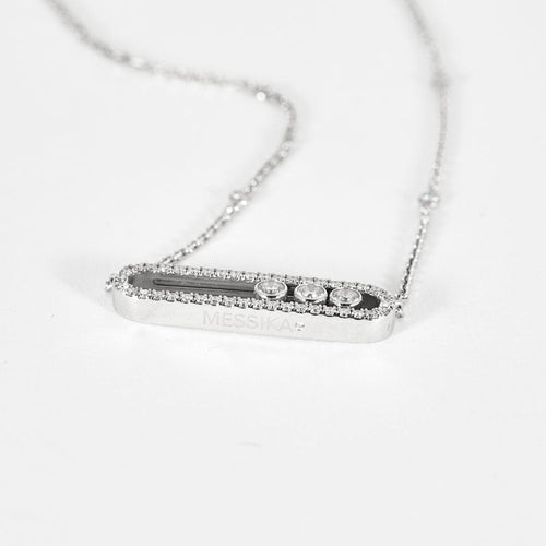 Collier Collier MESSIKA move pavé or blanc 58 Facettes