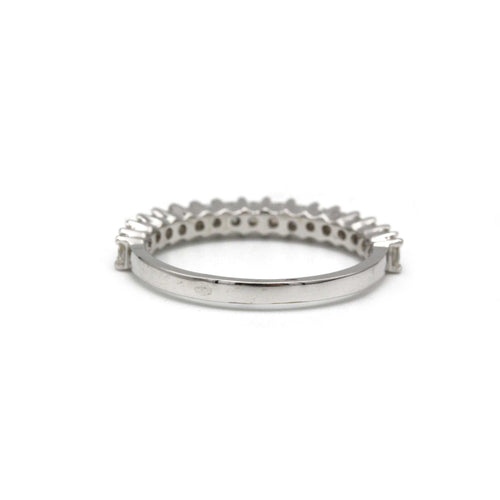 Bague 54 Demi-alliance or diamants 58 Facettes 240223R