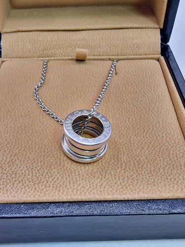 Collier Bvlgari - Collier B.zero1 en or blanc 18 kt 58 Facettes