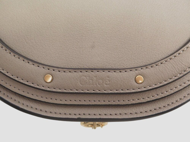 Bracelet sac a main CHLOE minaudiere bracelet nile bandouliere cuir gris bag 58 Facettes 268383