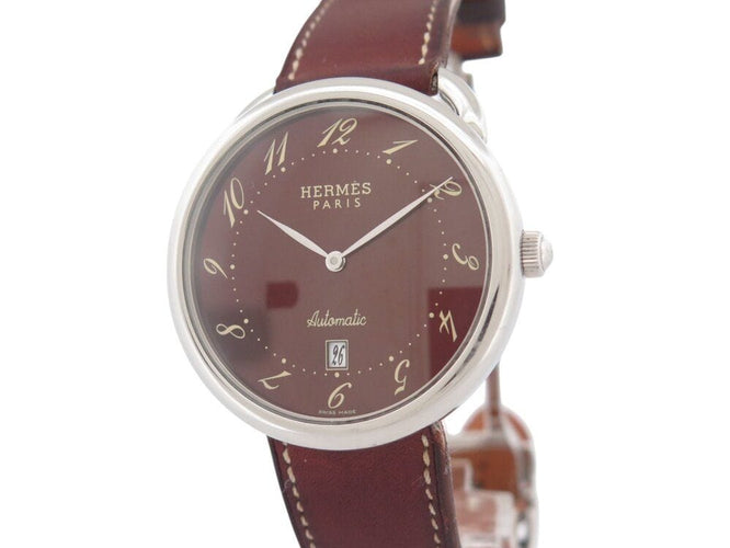 Montre montre HERMES arceau tgm ar4.810 41 mm acier palladie automatique 58 Facettes 268185