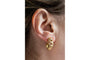 Boucles d'oreilles Boucles d'oreilles vintage françaises en or jaune, diamants. 58 Facettes PT3