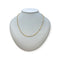 Collier Collier maille mixte en or jaune 58 Facettes 330080106