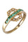 Bague 49 Bague moderne émeraudes et diamants 58 Facettes 085421