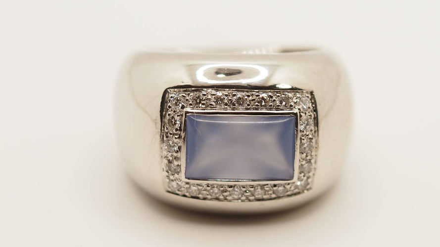 Bague Bague en or blanc Poiray - Ref 30090 58 Facettes