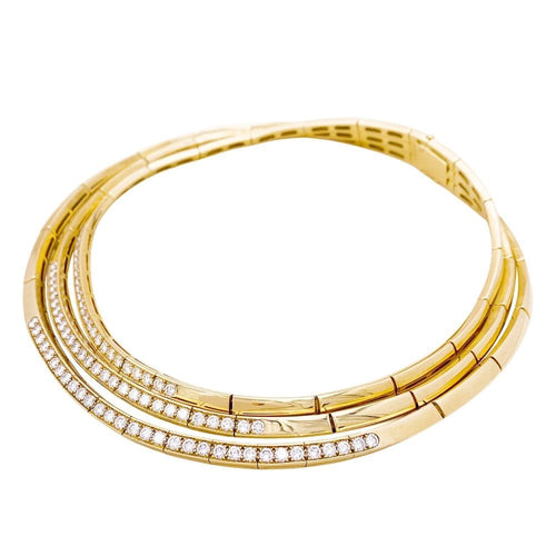 Collier Collier Van Cleef & Arpels, or jaune et diamants. 58 Facettes 34852