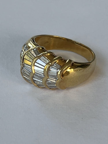 Bague 59 Bague Or Jaune Diamants 2,00 ct 58 Facettes LOT 6093