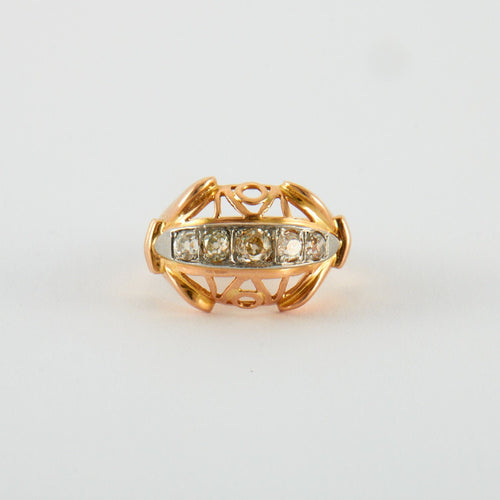 Bague 54 Bague Rivière 1950 Diamants 58 Facettes