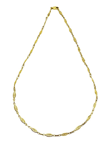 Collier Collier or jaune Art Déco 58 Facettes