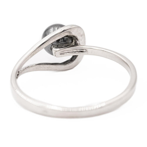 Bague 53.5 Bague Or blanc Hématite 58 Facettes 2303215CN