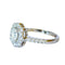 Bague 57 bague contemporaine en or avec diamants 58 Facettes A158B