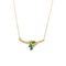 Collier Collier en or jaune et émeraudes 58 Facettes 33142