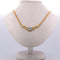 Collier Collier en or jaune - aigue-marine et diamants 58 Facettes