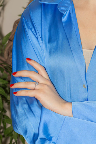 Bague 54 Dior Bague Rose des vents Or blanc Diamant 58 Facettes 4544006RV