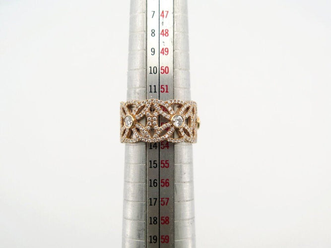 Bague 53 bague PIAGET extremely dentelle en or rose 18k diamants t53 58 Facettes 264232