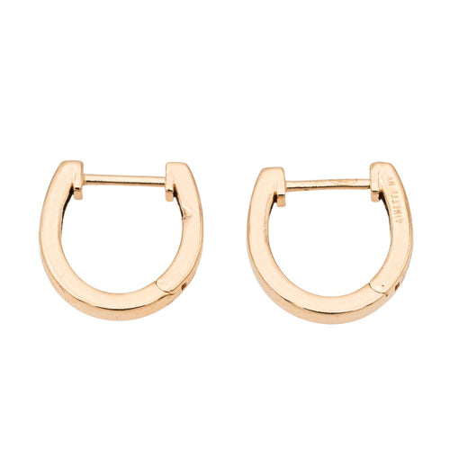 Boucles d'oreilles Ginette NY Boucles d'oreilles Créoles Hoop Or rose 58 Facettes 2678577CN