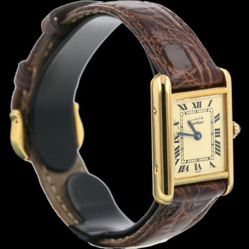 Montre Cartier Montre Tank Vermeil 58 Facettes MT42591