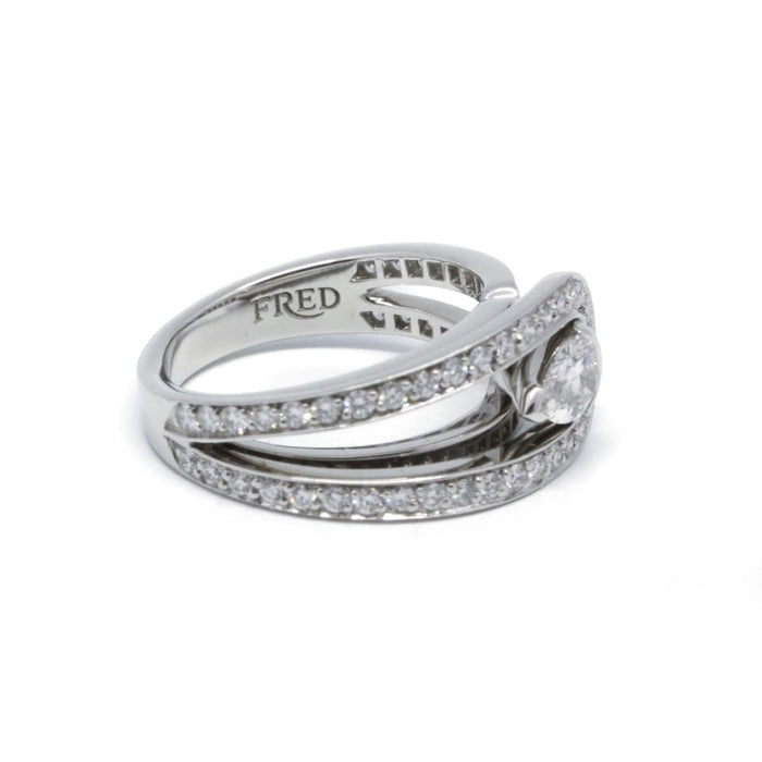 Bague 48 FRED - Bague lovelight platine diamant 58 Facettes 220459R