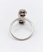 Bague 56.5 Bague Toi et Moi platine diamants 1920's 58 Facettes A03787