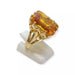 Bague 47 Bague or jaune citrine 58 Facettes 330066965