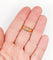 Bague 55 Bague jonc antique or rose 14k diamant taille ancienne 0,30 carats (circa 1906) 58 Facettes A06289