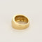 Bague 51,5 Bague jonc en or jaune et diamants 58 Facettes CRE0314