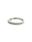 Bague Demi-alliance or blanc et diamants 58 Facettes 00005201