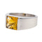 Bague 53 Cartier Bague Solitaire  Or blanc Citrine 58 Facettes 3451512RV