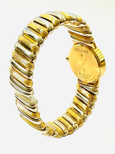 Montre BVLGARI. Collection Bvlgari-Bvlgari, montre 2 ors 18K 58 Facettes