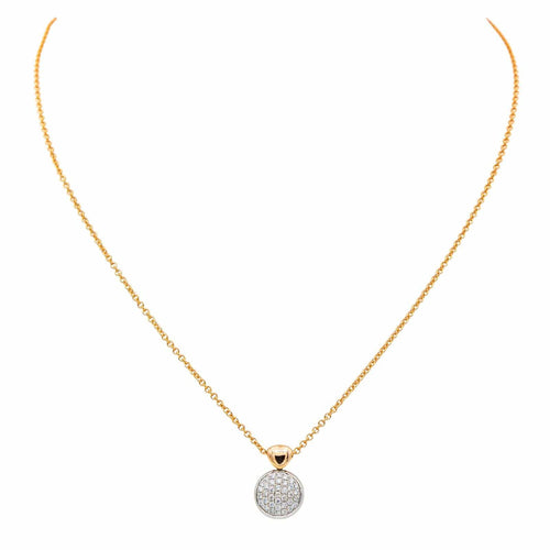 Collier Collier Or rose Diamant 58 Facettes 3884563CN