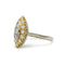 Bague 55 Bague - Or jaune et blanc et diamants 58 Facettes 1079
