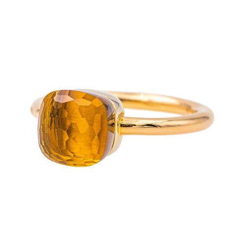 Bague 55 Pomellato Bague Nudo Ou Citrine Rose 58 Facettes 4343108RV